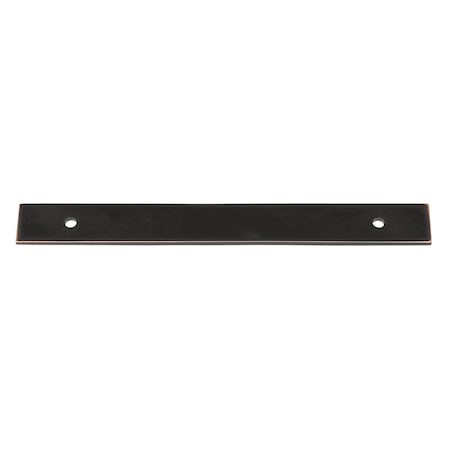Gliderite Hardware 9 in. Oil Rubbed Bronze Squared Back Plate 6-1/4 in. Center to Center - 9342-160-ORB 9342-160-ORB-1